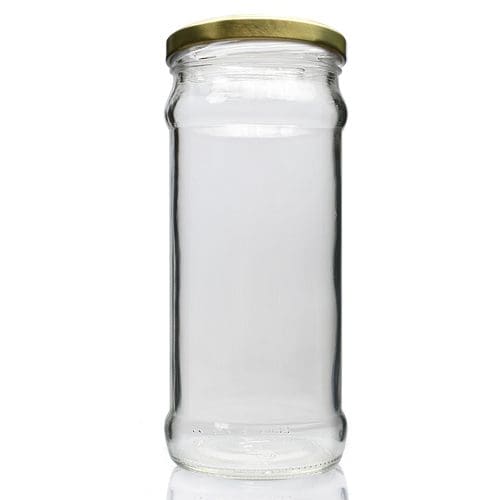 370ml Food jar with gold lid