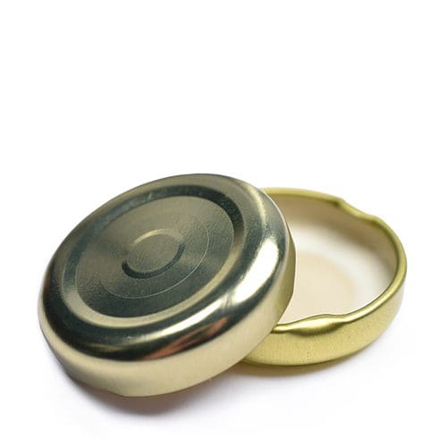 38MM gold button lids