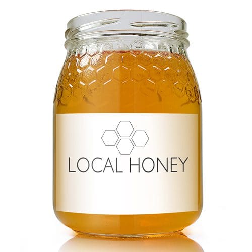 740ml Clear Glass Honey Jar With Lid Ampulla Ltd 0161 367 1414