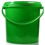 10 Litre Green Bucket With Handle & Lid
