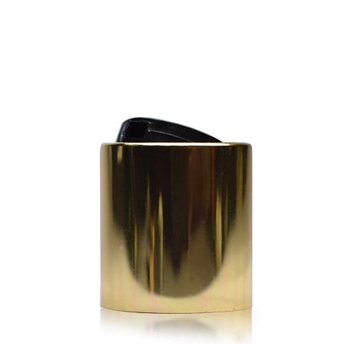 20mm Black and gold disc cap