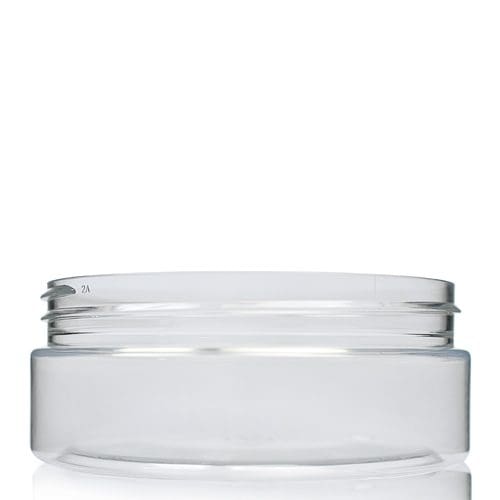 200ml Clear Straight Plastic Jar