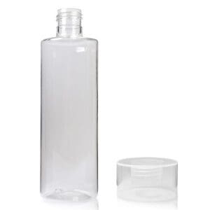 250ml Clear PET Bottle With Double Walled Cap