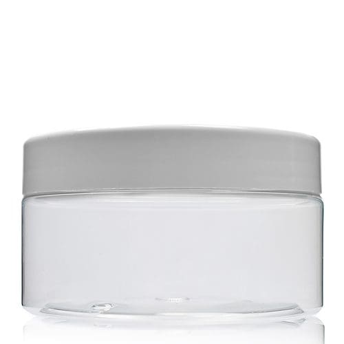 300ml Clear Straight Plastic Jar