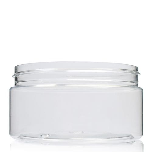 300ml Clear Straight Plastic Jar