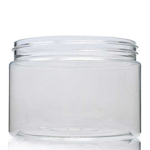 450ml Clear Straight Plastic Jar
