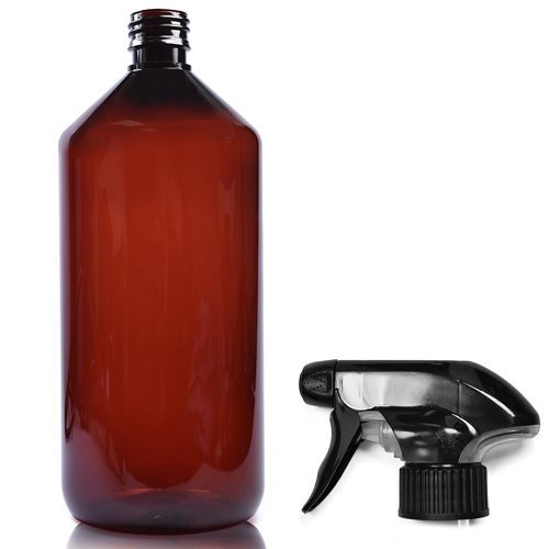 Amber plastic bottle discount