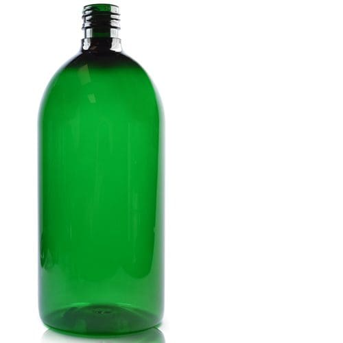 1000ml Green PET Sirop Bottle