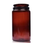 100ml Amber Plastic Pill Jar With 40mm Neck