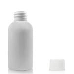 50ml white PET plastic bottle white screw cap