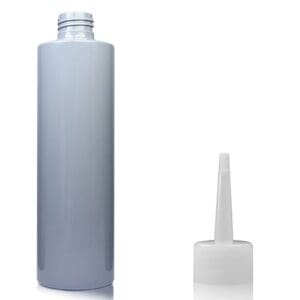 250ml Grey Plastic Bottle With Spout Cap