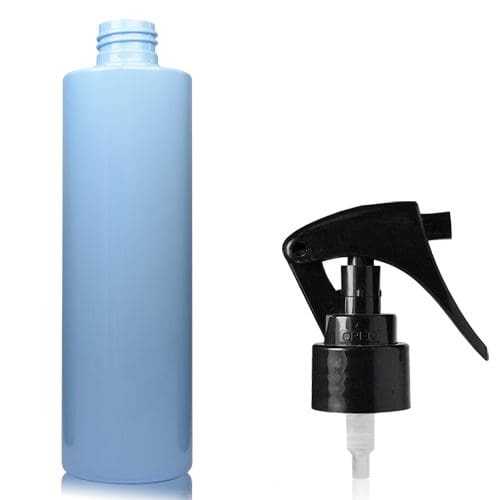 250ml Light Blue Plastic Bottle w BT