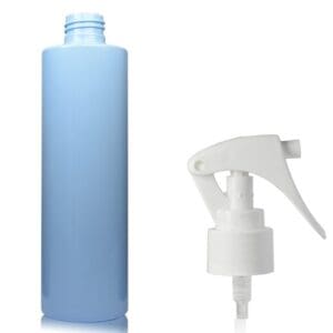 250ml Light Blue Plastic Bottle w WT