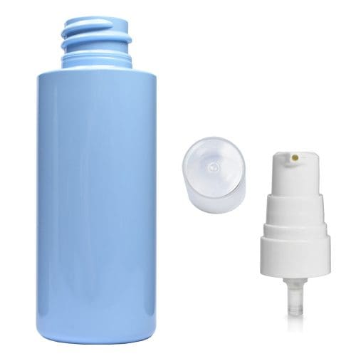 50ml Blue Plastic bottle with nat pump