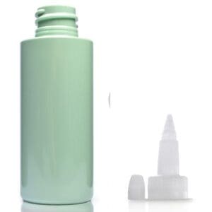 50ml Green Plastic bottle with spout