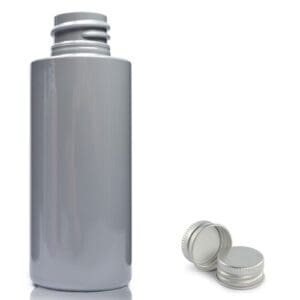 50ml Grey Plastic bottle with ali