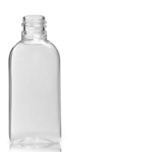 50ml Clear Oval Bottle