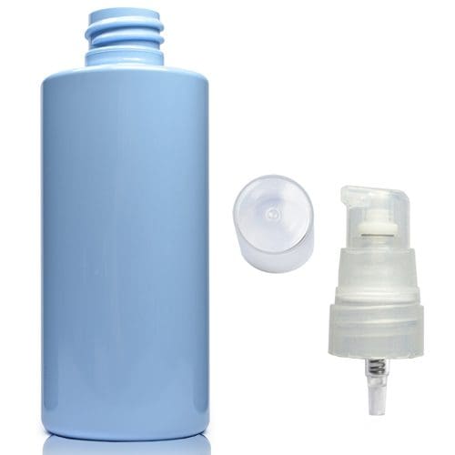 100ml Blue Plastic bottle with nat pump