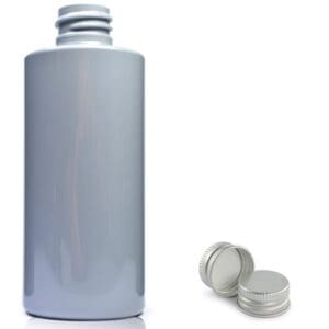 100ml Grey Plastic bottle with ali