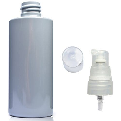 100ml Grey Plastic bottle with nat pump