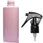 100ml Pink Plastic Bottle With Mini Trigger Spray