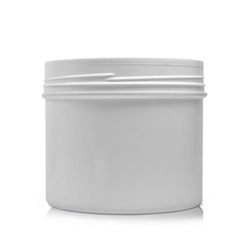 500ml White Screw Top Jar With 95mm Tamper Evident Lid Ampulla Ltd