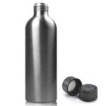 200ML Aluminium Bottle w black cap