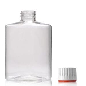 250ml Clear PET Hand Wash Bottle With Tamper Evident Cap