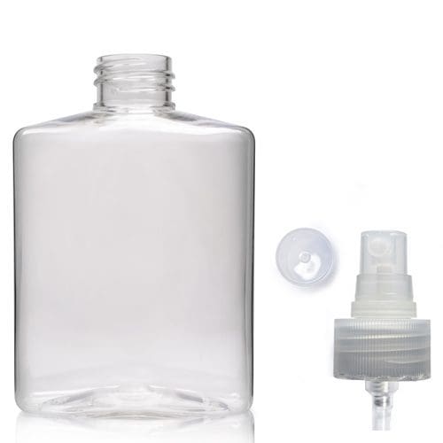 250ml Clear PET Plastic Hand Wash Bottles Wholesale Ampulla