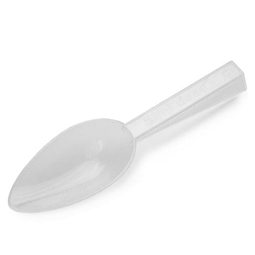 5ml Clear Plastic Medicine Spoon Ampulla Ltd 0161 367 1414