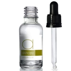 30ml Clear Dropper Bottle With Pipette And Wiper