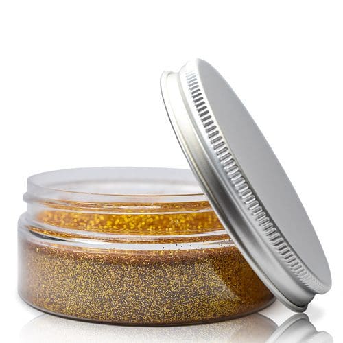 75ml Plastic Craft Jar With Aluminium Lid Ampulla LTD