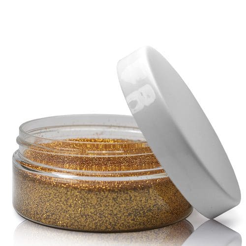 75ml Plastic Craft Jar With Screw Lid Clear PET Jars Ampulla