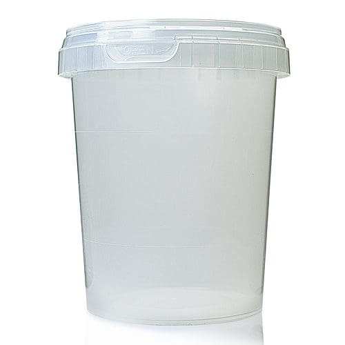 520ml Clear Plastic Food Container With Tamper Evident Lid