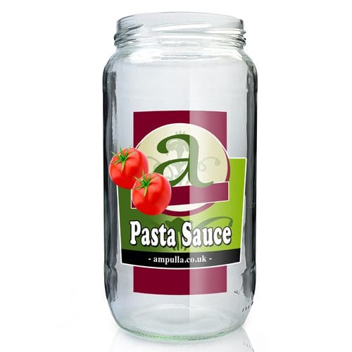 1062ml Glass Pasta Sauce Jar Ampulla Limited 0161 367 1414