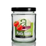 300ml Clear Glass Pasta Sauce Jar With Lid