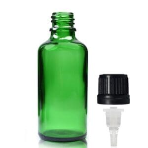 50ml Green Dropper Bottle With Dropper Cap