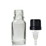 10ml Clear Glass Dropper Bottle With Dropper Cap
