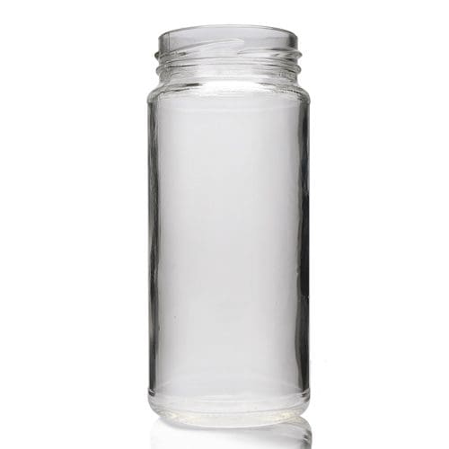 8oz Clear Glass Jar No Cap