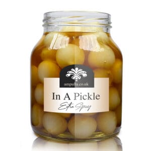 925ml Clear Glass Pickle Jar