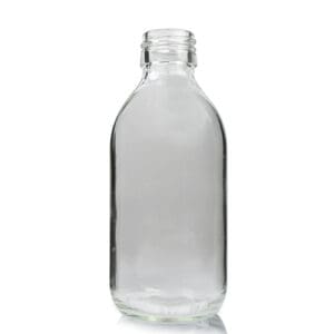 200ml Clear Glass Syrup Bottle
