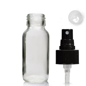 60ml Clear Glass Medicine Bottle With Atomiser Spray