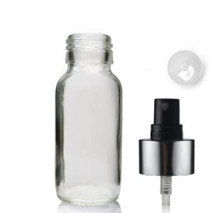 60ml Clear Glass Medicine Bottle With Premium Atomiser Spray