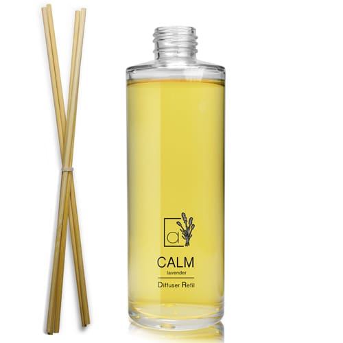 200ml Clear Glass Diffuser Bottle - Ampulla Ltd - 0161 367 1414